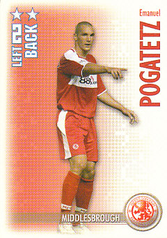 Emanuel Pogatetz Middlesbrough 2006/07 Shoot Out #203